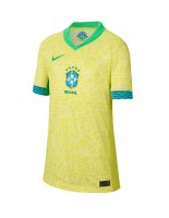 Brazílie Domácí Dres pro Dámské Copa America 2024 Krátký Rukáv